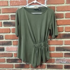 Halogen Ruched Waist Tee Sz S